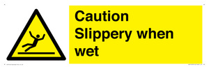 WV14559: Caution Slippery when wet
