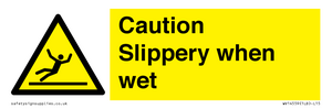 WV14559: Caution Slippery when wet