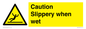 WV14559: Caution Slippery when wet