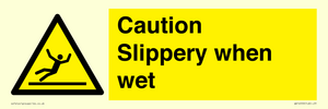 WV14559: Caution Slippery when wet