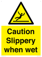 WV14559: Caution Slippery when wet