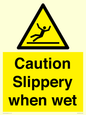 WV14559: Caution Slippery when wet