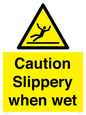 WV14559: Caution Slippery when wet