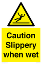 WV14559: Caution Slippery when wet