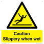 WV14559: Caution Slippery when wet