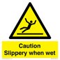 WV14559: Caution Slippery when wet