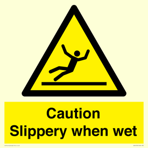 WV14559: Caution Slippery when wet