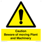 WV14574: Caution Beware of moving Plant and Machinery