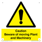 WV14574: Caution Beware of moving Plant and Machinery