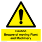WV14574: Caution Beware of moving Plant and Machinery