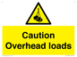 WV14578: Caution Overhead loads