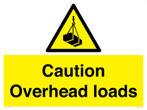 WV14578: Caution Overhead loads