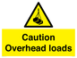 WV14578: Caution Overhead loads