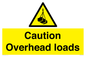 WV14578: Caution Overhead loads