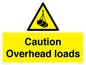 WV14578: Caution Overhead loads
