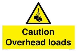 WV14578: Caution Overhead loads