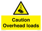 WV14578: Caution Overhead loads
