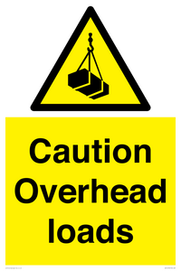 WV14578: Caution Overhead loads
