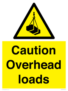 WV14578: Caution Overhead loads