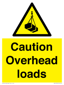 WV14578: Caution Overhead loads