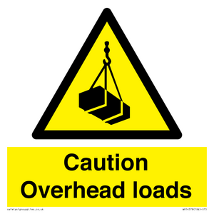 WV14578: Caution Overhead loads