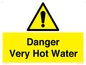 WV14587: Danger Very Hot Water