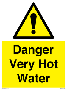 WV14587: Danger Very Hot Water