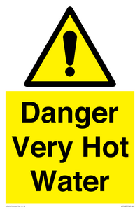WV14587: Danger Very Hot Water