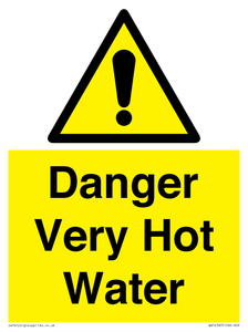 WV14587: Danger Very Hot Water