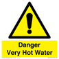 WV14587: Danger Very Hot Water