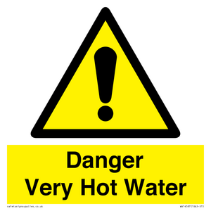 WV14587: Danger Very Hot Water
