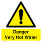 WV14587: Danger Very Hot Water