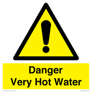 WV14587: Danger Very Hot Water