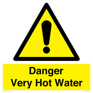 WV14587: Danger Very Hot Water