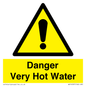 WV14587: Danger Very Hot Water