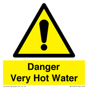 WV14587: Danger Very Hot Water