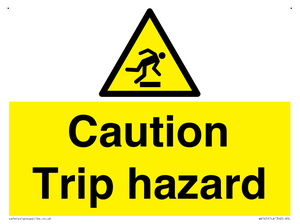 WV145: caution trip hazard