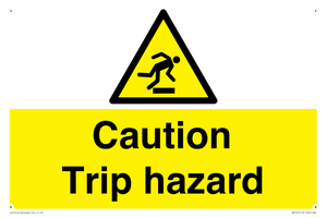 WV145: caution trip hazard