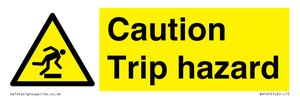 WV145: caution trip hazard