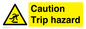 WV145: caution trip hazard
