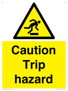 WV145: caution trip hazard
