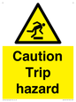 WV145: caution trip hazard