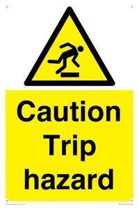 WV145: caution trip hazard