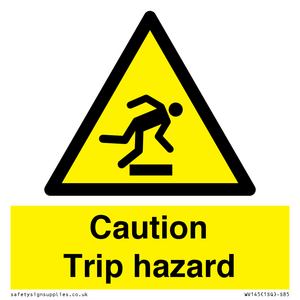 WV145: caution trip hazard
