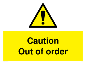 WV146: caution out of order