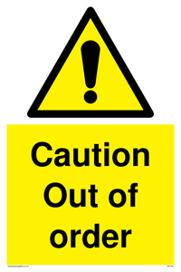 WV146: caution out of order