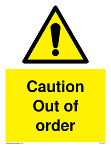 WV146: caution out of order