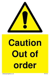 WV146: caution out of order