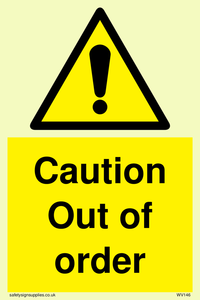 WV146: caution out of order