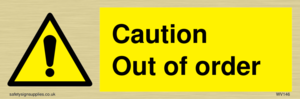 WV146: caution out of order
